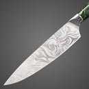 Faca Chef Japonesa Aço Inox 3CR13MOV Premium Design Exclusivo