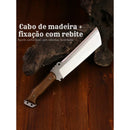 Faca Artesanal Excalibur Aço DC53 Fulltang 61HRC