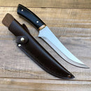 Faca Artesanal Odin Churrasco Personalizada Aço Inox + Bainha