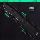 Faca Personalizada Inox Preta Fosca Camping SLK-A70