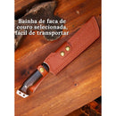 Faca Artesanal Excalibur Aço DC53 Fulltang 61HRC