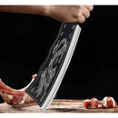 Faca de Chef Cutelo Dragão Aço Inoxidável 30cm Profissional