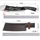 Faca de Chef Cutelo Dragão Aço Inoxidável 30cm Profissional