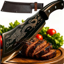 Faca de Chef Cutelo Dragão Aço Inoxidável 30cm Profissional