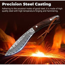 Mini Faca Pena de Falcão Estilo Damasco