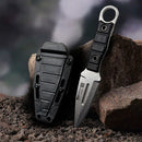 Mini Faca Russa Fulltang 440c Edc uso cotidiano Bainha Kydex Kaqui