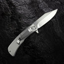 Canivete CF-69 Personalizado Aço Inox Preto ou Prata