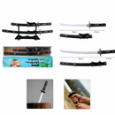 Kit com Duas Katanas Decorativas com Suporte