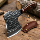 Machado Viking Artesanal em Aço Inox com Bainha — 30 cm