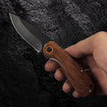 Canivete Pear Wood Madeira de Pera Lâmina Inox Black
