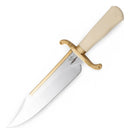 Facão Hibben Old West Bowie em Aço Inox com Bainha de Couro