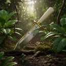 Facão Hibben Old West Bowie em Aço Inox com Bainha de Couro